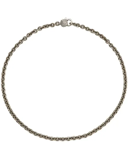 Collana Chantecler Et voilà Accessori in Argento Brunito con Logo