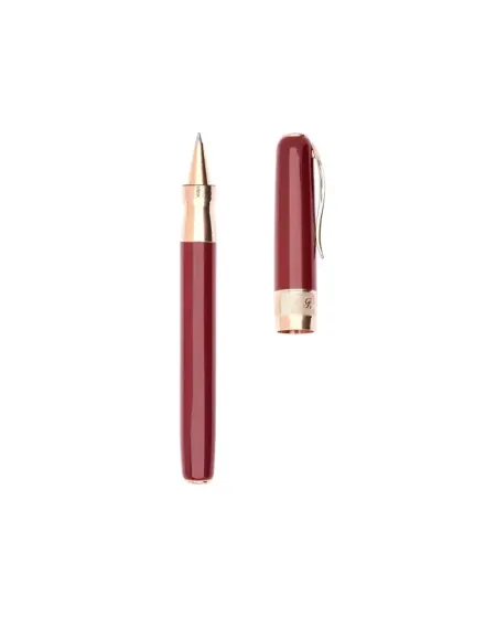 Penna Roller Pineider Classic Rose Gold Bordeaux
