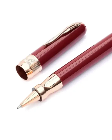 Penna Roller Pineider Classic Rose Gold Bordeaux