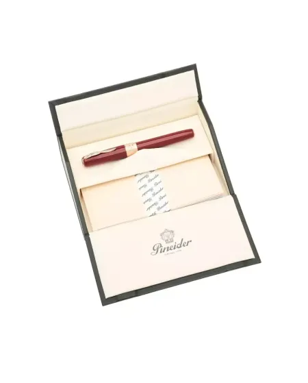 Penna Roller Pineider Classic Rose Gold Bordeaux