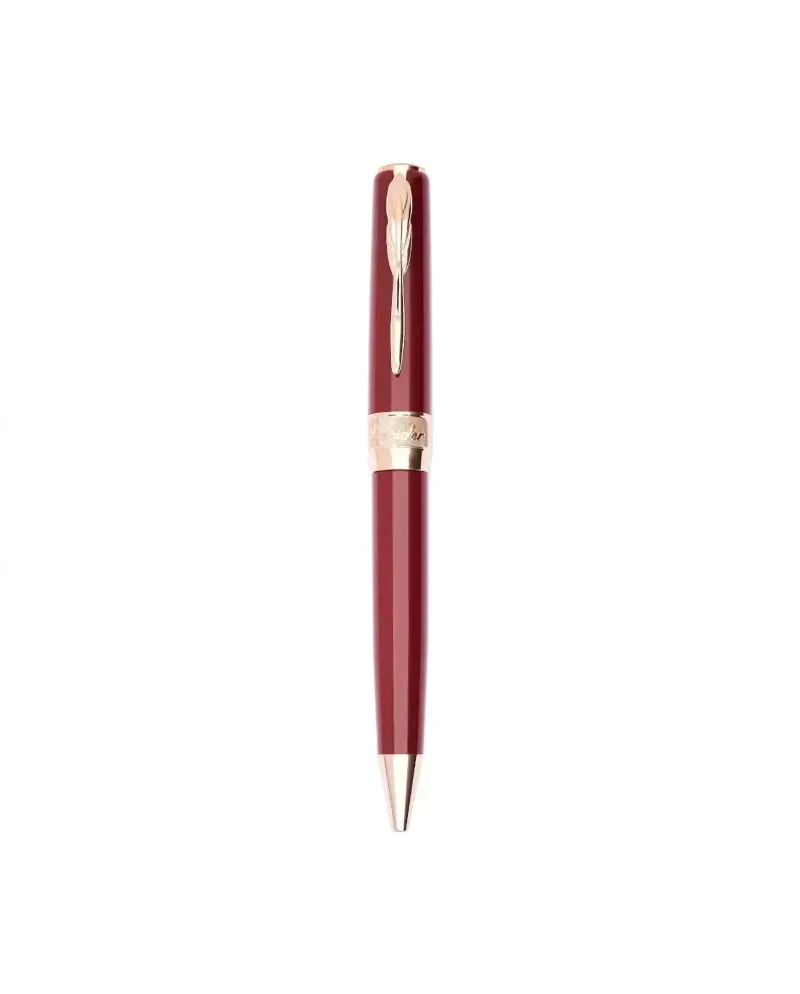 Penna Sfera Pineider Classique Or Rose Bordeaux