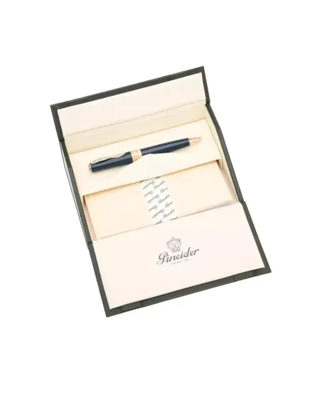 Penna Sfera Pineider Classic Rose Gold Blu