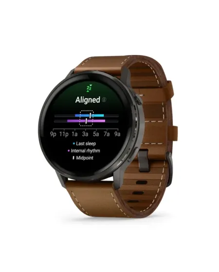 Garmin Venu 4 Black 45mm Smartwatch with Double Strap