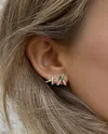 Gold & Roses Jardín de Aire Earrings in Rose Gold with Smeralda and Diamonds