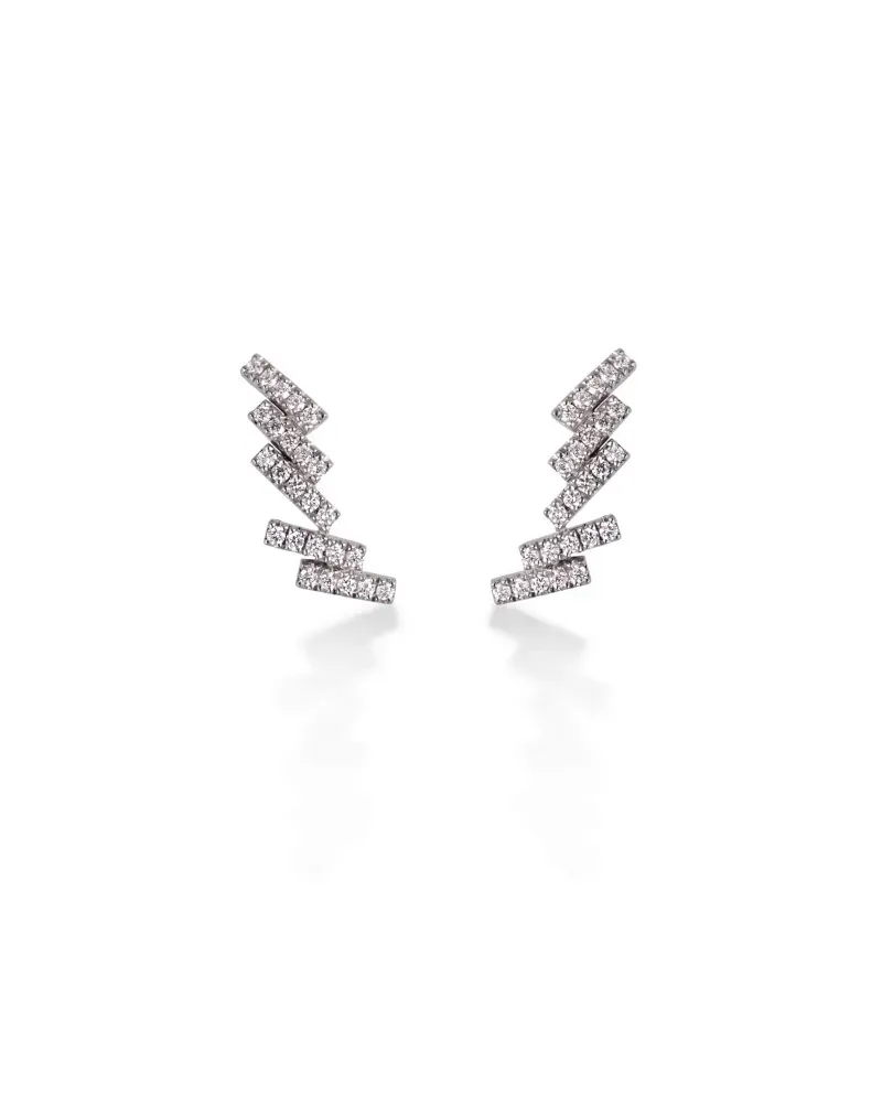 Gold & Roses Jardín de Aire Earrings in White Gold and Diamonds Gold & Roses Jardín de Aire Earrings in White Gold and Diamonds