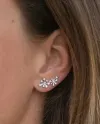 Gold & Roses Luzia 2 Stars Single Earring in White Gold and Diamonds