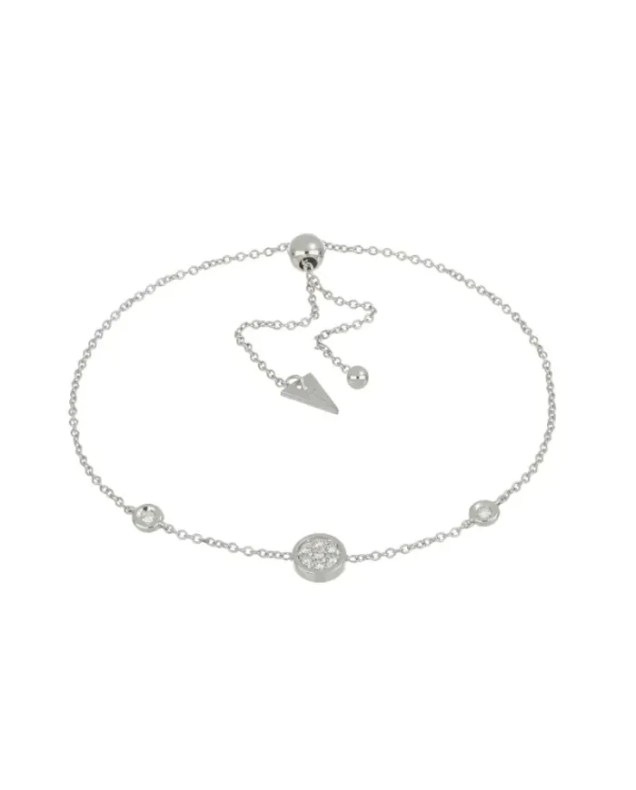 Bracciale Tavanti Brio Cerchio in Oro Bianco con Pavé di Diamanti