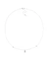 Collier Tavanti Brio Circle en or blanc avec pavé de diamants