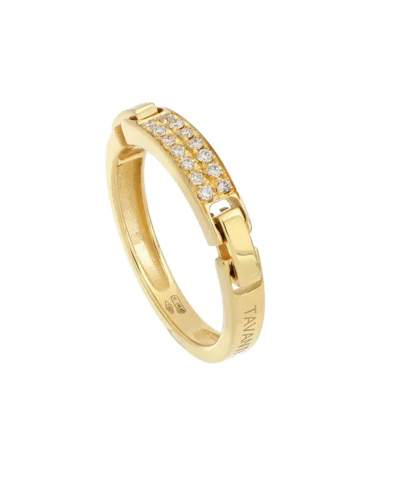 Anello Tavanti Unica in Oro Giallo con Diamanti