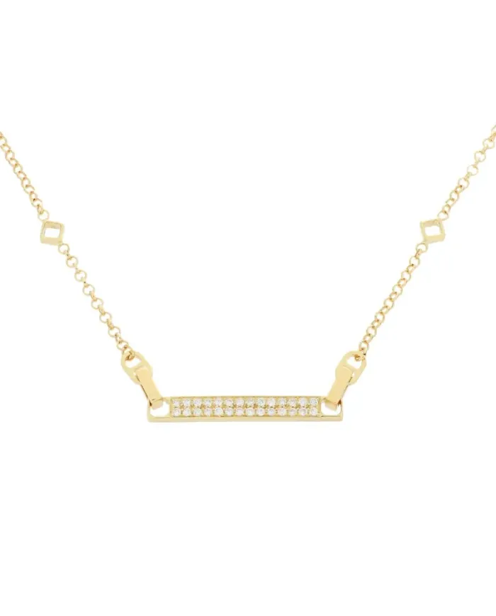 Collier Tavanti Unica en or jaune avec diamants