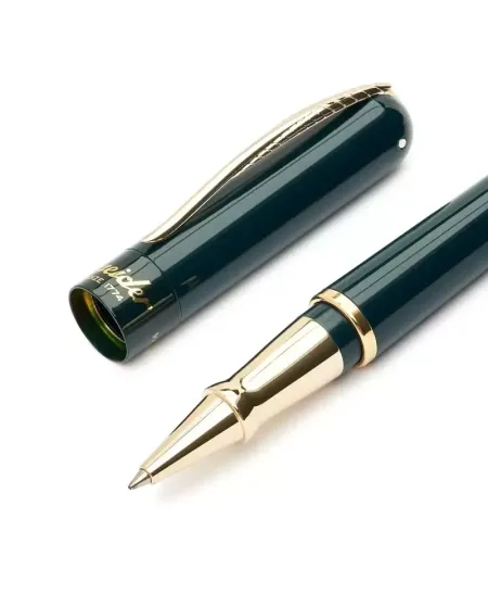 Pineider Avatar Anniversary Rollerball Pen Serpentine Green