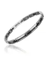Bracciale da Uomo Zancan Hi-Tekh in Acciaio Bicolore con Zaffiro