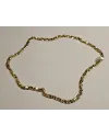 Casella Gioielli Yellow Gold Necklace with Diamond Cross