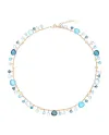 Marco Bicego Paradise Necklace in Yellow Gold with Mixed Topazes