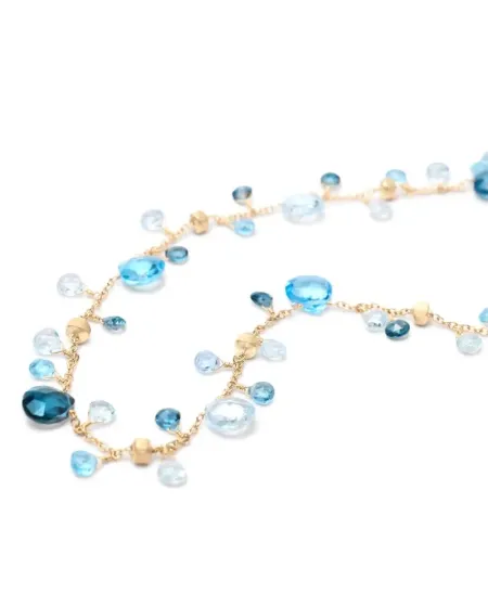 Collier Paradise de Marco Bicego en or jaune avec topazes assorties