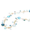 Marco Bicego Paradise Necklace in Yellow Gold with Mixed Topazes