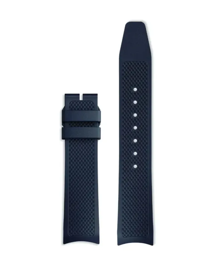 Bracelet en caoutchouc noir Omega 21 x 18 mm