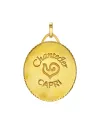 Pendentif Chantecler Et Voila « You Are an Island » en vermeil argent avec diamants et soleil
