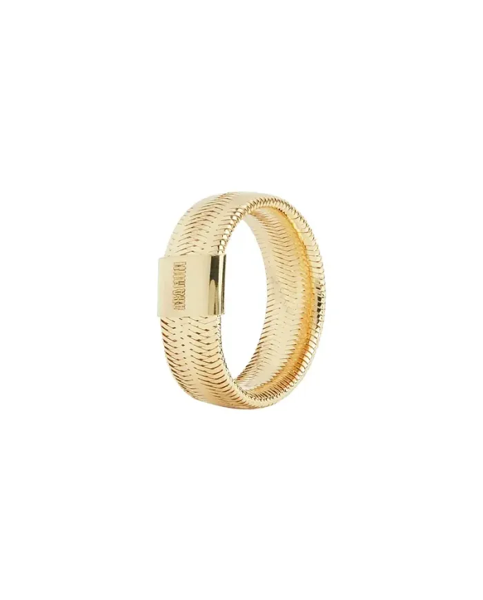 Bague élastique Aramini Flex en or jaune 0,5 mm