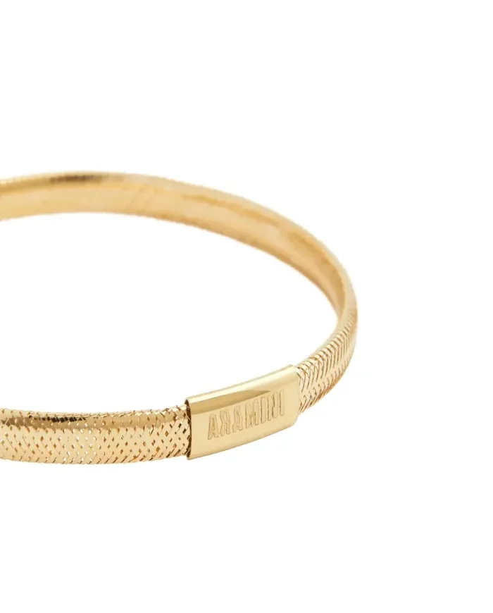 Aramini Flex Elastic Bracelet in Yellow Gold