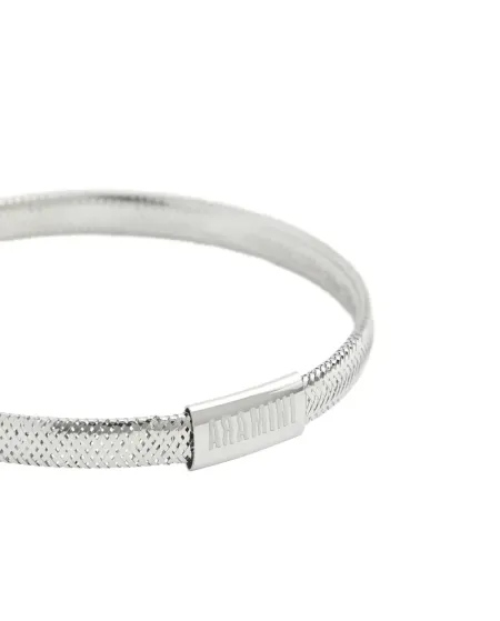 Bracelet élastique Aramini Flex en or blanc