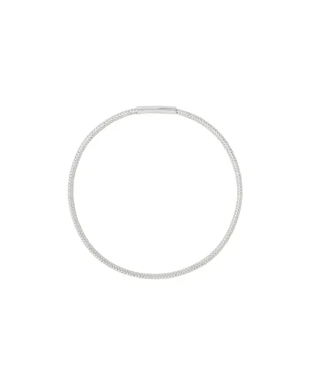 Aramini Flex Elastic Bracelet in White Gold