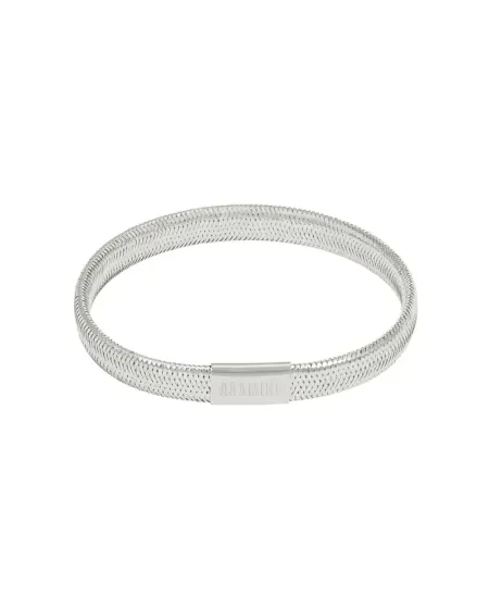 Bracciale Elastico Aramini Flex in Oro Bianco 0,7 cm