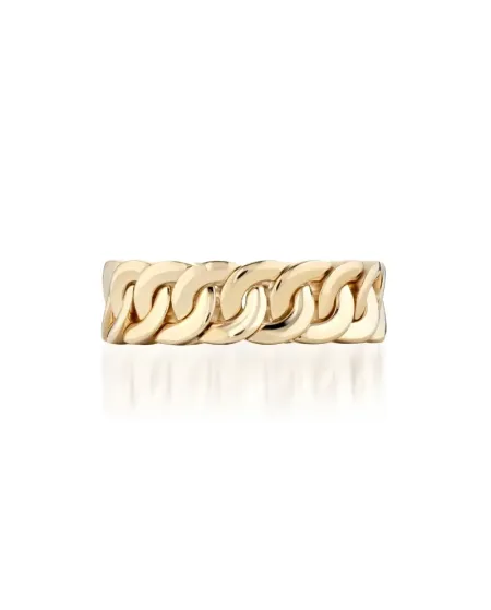Bague Buonocore Noon Groumette en or jaune