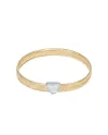 Bracciale Elastico Aramini Luxury Flex in Oro Giallo con Pavé Cuore di Diamanti
