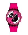 Swatch Smash It Fuchsia Lines Chronograph Watch