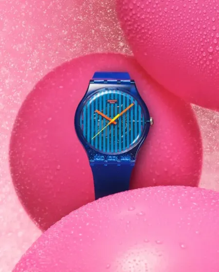 Montre Swatch Smash It Bleu Brillant