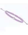 Bracciale Concordia Jewellery Indole con Cordino Lilla e Zampetta