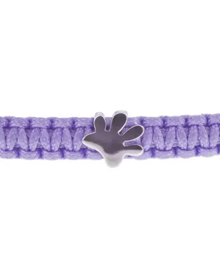 Concordia Jewellery Indole Bracelet with Lilac Cord and Paw