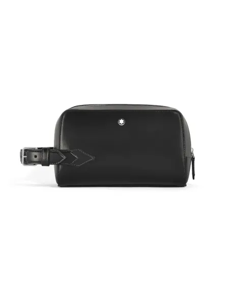 Cuvette de toilette Montblanc Meisterstück noire avec intérieur bleu