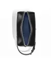Cuvette de toilette Montblanc Meisterstück noire avec intérieur bleu