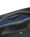 Cuvette de toilette Montblanc Meisterstück noire avec intérieur bleu