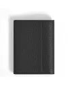 Portefeuille Montblanc Mini à 4 compartiments en cuir grainé noir