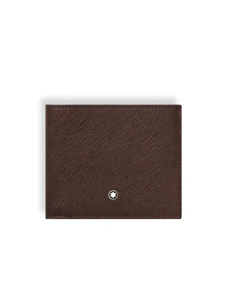 Montblanc Sartorial Wallet in Grey Leather with 8 Compartments