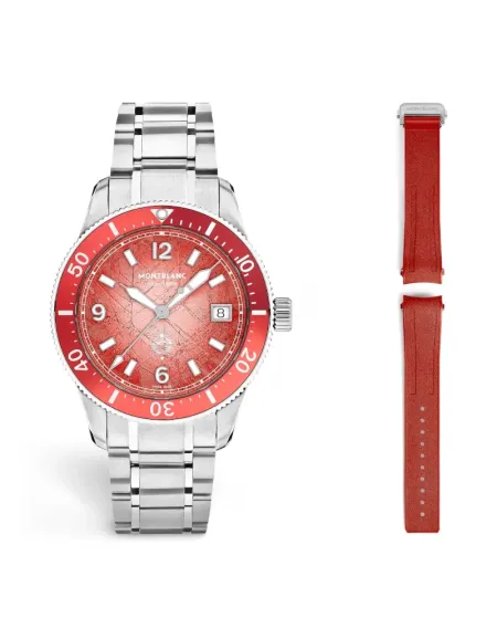 Montblanc Iced Sea Automatic Date Double Strap Limited Edition Watch