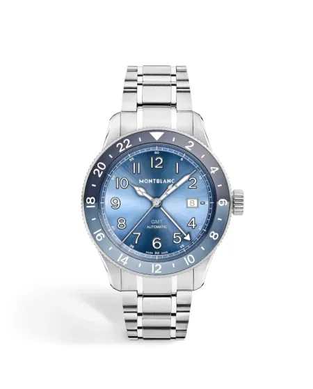 Orologio Montblanc 1858 GMT Blu 0 Oxygen