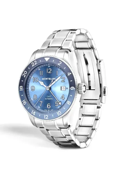 Montblanc 1858 GMT Blue 0 Oxygen Watch