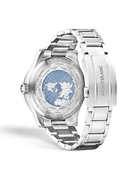 Orologio Montblanc 1858 GMT Blu 0 Oxygen