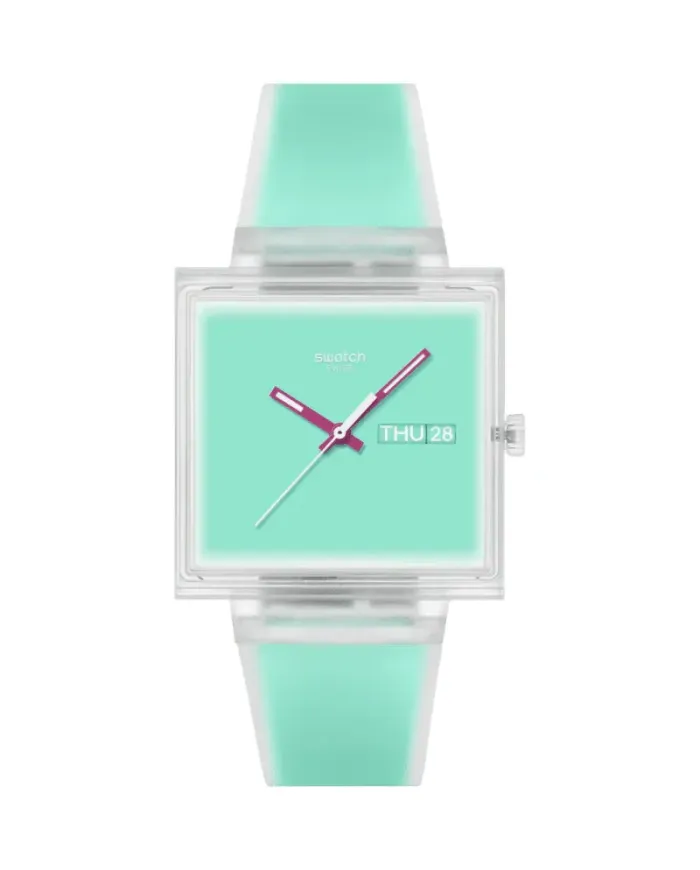 Montre Swatch Et si... See Thru Mint ?
