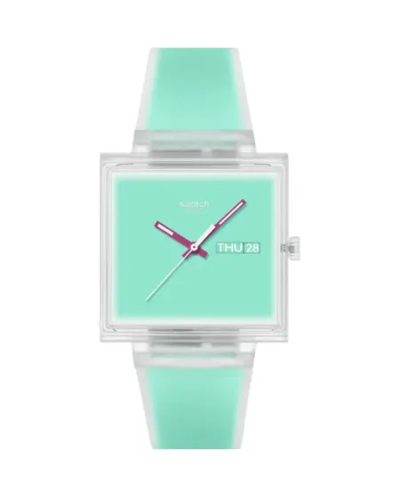 Orologio Swatch What if... See Thru Mint?