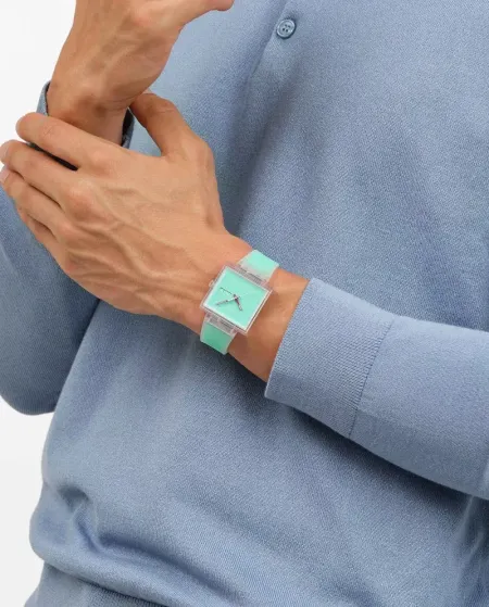 Orologio Swatch What if... See Thru Mint?