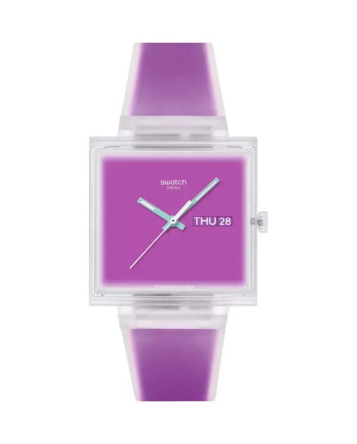 Orologio Swatch What if... See Thru Magenta?