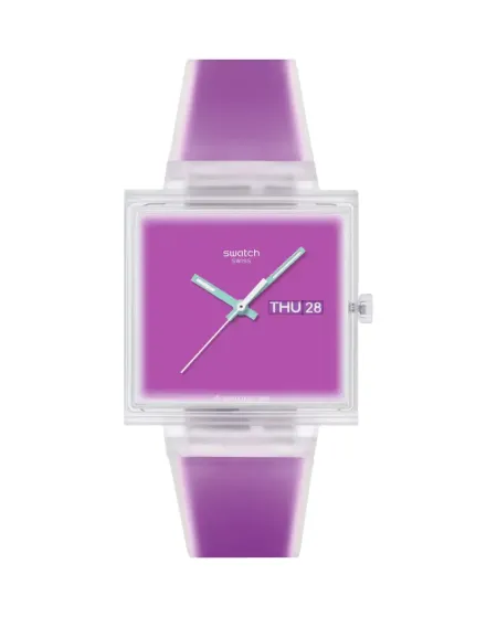 Orologio Swatch What if... See Thru Magenta?