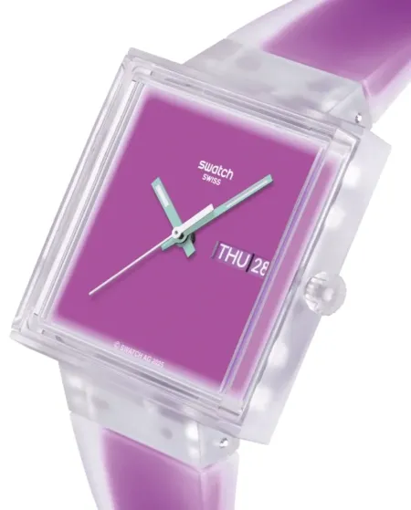 Orologio Swatch What if... See Thru Magenta?