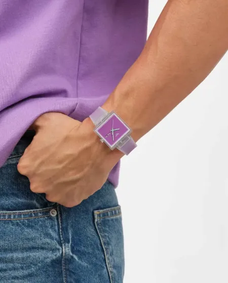 Orologio Swatch What if... See Thru Magenta?