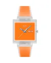 Montre Swatch Et si... Orange transparent ?